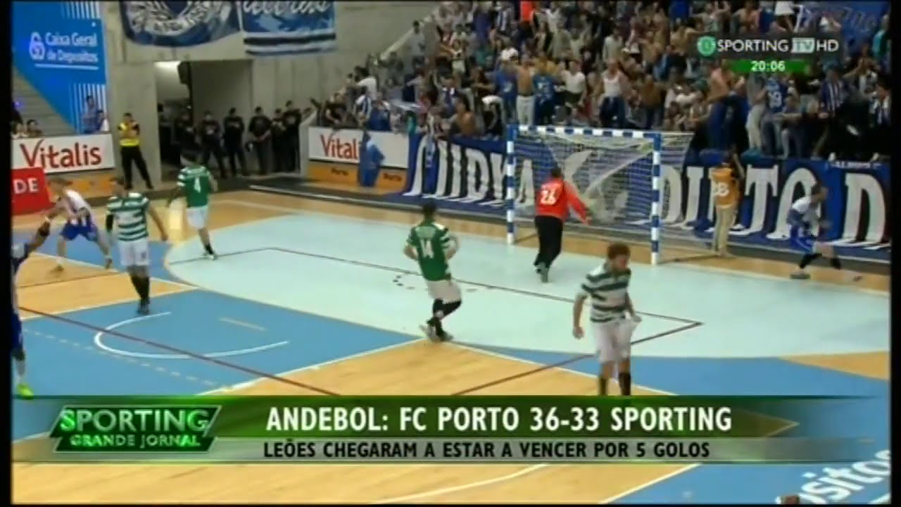 Andebol :: Play-off Final 1Jogo :: Porto - 36 x Sporting - 33 (ap) de 2014/2015