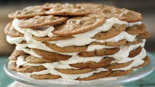 Chocolate Chip Cookie Icebox Cake- Everyday Food with Sarah Carey