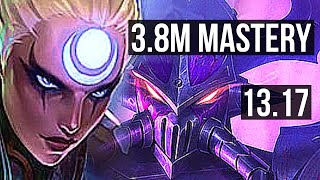 DIANA vs KASSADIN (MID) | 3.8M mastery, 1200+ games, 10/2/9, Legendary | NA Master | 13.17