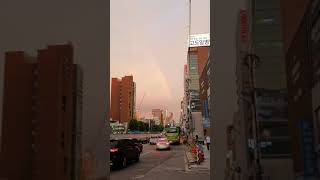 Rainbow in Seoul.... so beautiful...