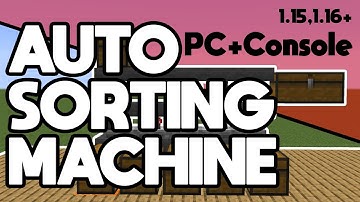 Automatic Item Sorting System 1.19 | Vanilla Minecraft 1.19 Automatic Sorting System Tutorial