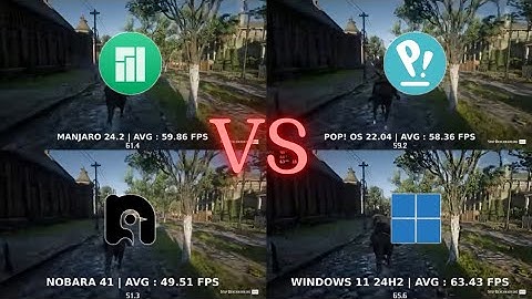 Windows VS Manjaro VS Pop! Os VS Nobara | Linux Gaming Benchmarks