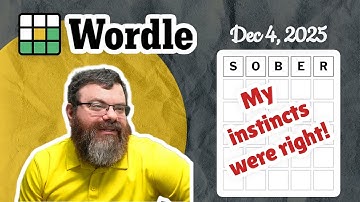 I should have trusted them | Wordle #1629 (Dec 4th, 2025)