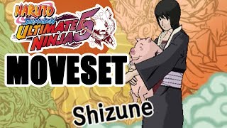 Naruto Ultimate Ninja 5 (PS2) - Shizune Moveset