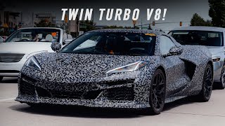 2025 Corvette ZR1 Exhaust Burbles & Shifts Next To Demon 170