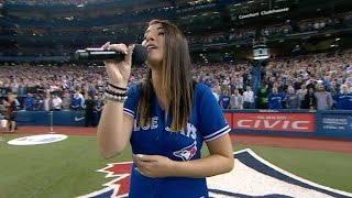 MIL@TOR: Jess Moskaluke sings O Canada