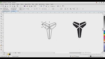 Como vectorizar una imagen en corel draw x7 RAPIDO Y FACIL