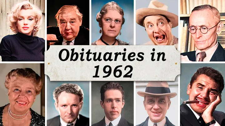 Obituary 1962: Famous Faces We Lost in 1962