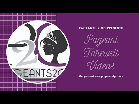 National American Miss Farewell DVD by Pageants 2 Go - Fiona