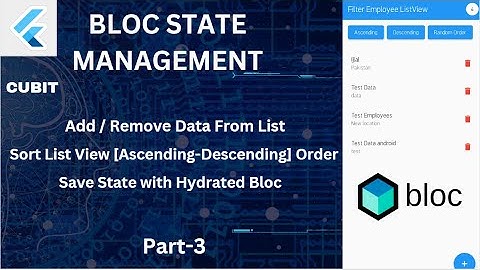 Save tha state of app Bloc State Management [Hydrated-Bloc] [Part-3] #blocpattern #flutter_bloc