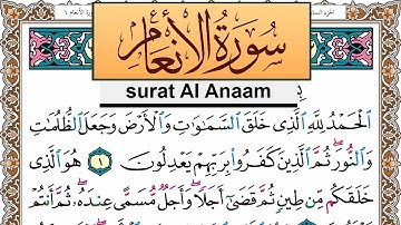 سورة الأنعام جمال شاكر عبد الله Surah Al Anaam jamal shaker برواية حفص عن عاصم