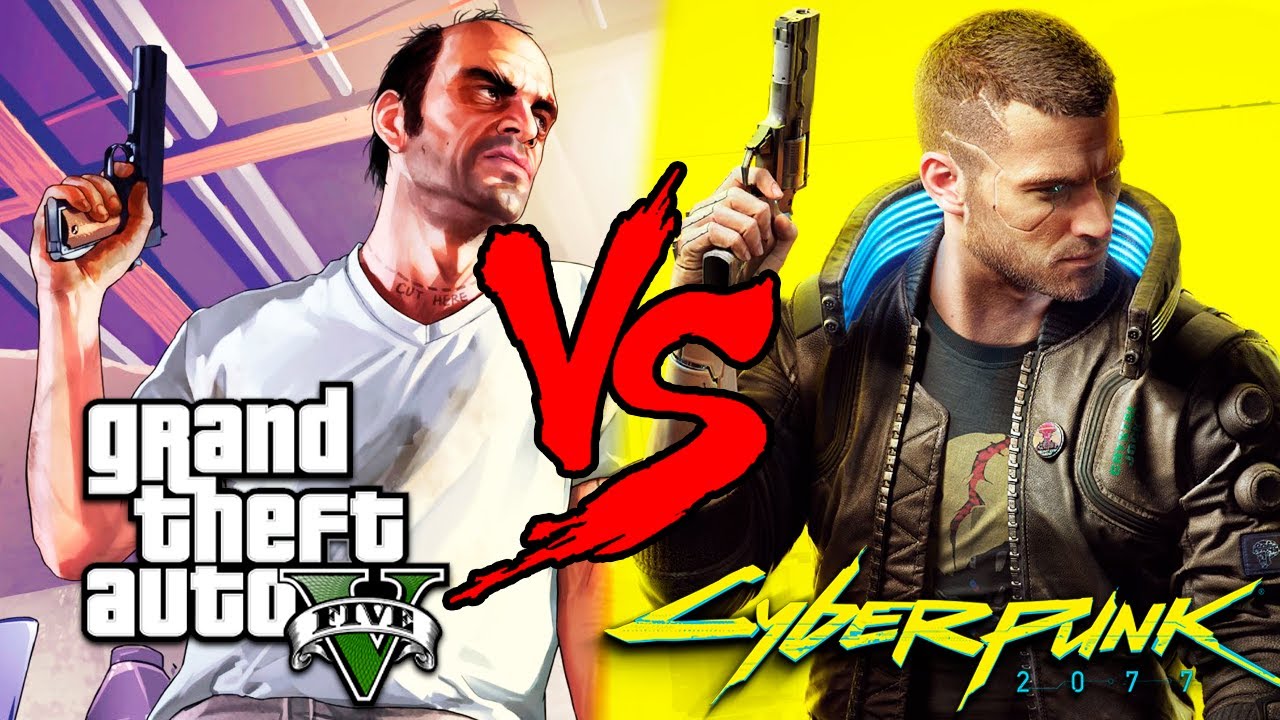 GTA V vs CYBERPUNK 2077- QUAL É MAIS DETALHADO?