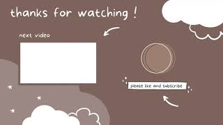 Aesthetic Free Outro For Youtube Editing Aesthetic