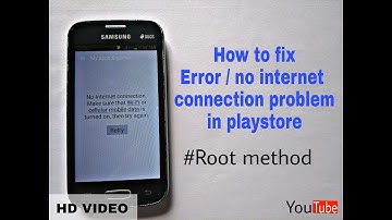 how to fix Error/no internet connection in playstore | root method - in hindi