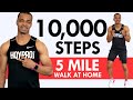 10000 Steps Indoor Workout | 5 Mile Fast Walking At Home  Workout for Weight Loss (NO JUMPING)