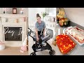 Day In The Life | Spring Decor Tour, Testing Baby Stroller, & Making Lasagna