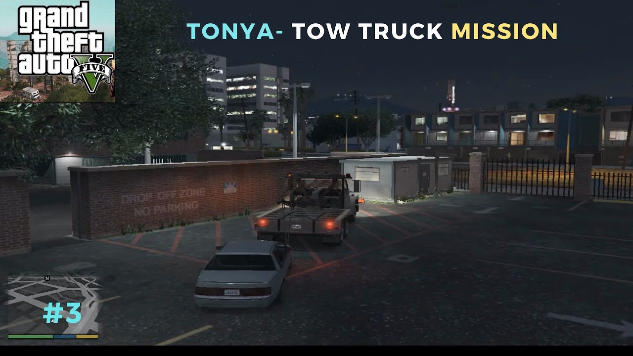 Gta 5 Tonya Tow Truck Mission Gta V Youtube