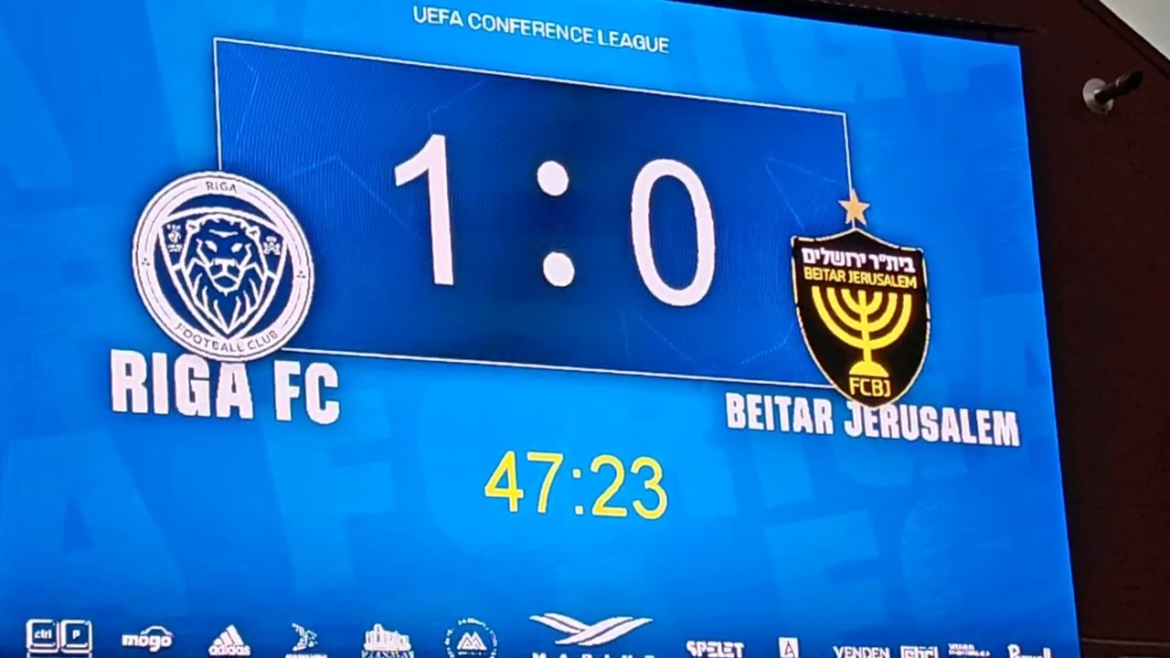 Riga FC vs Beitar Jerusalem highlight, 3:0. Conference League, 07.08.2025.