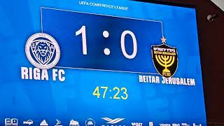 Riga FC vs Beitar Jerusalem highlight, 3:0. Conference League, 07.08.2025.