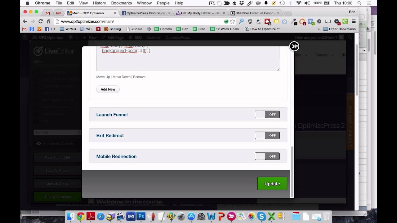 Adding Custom CSS to OptimizePress - YouTube