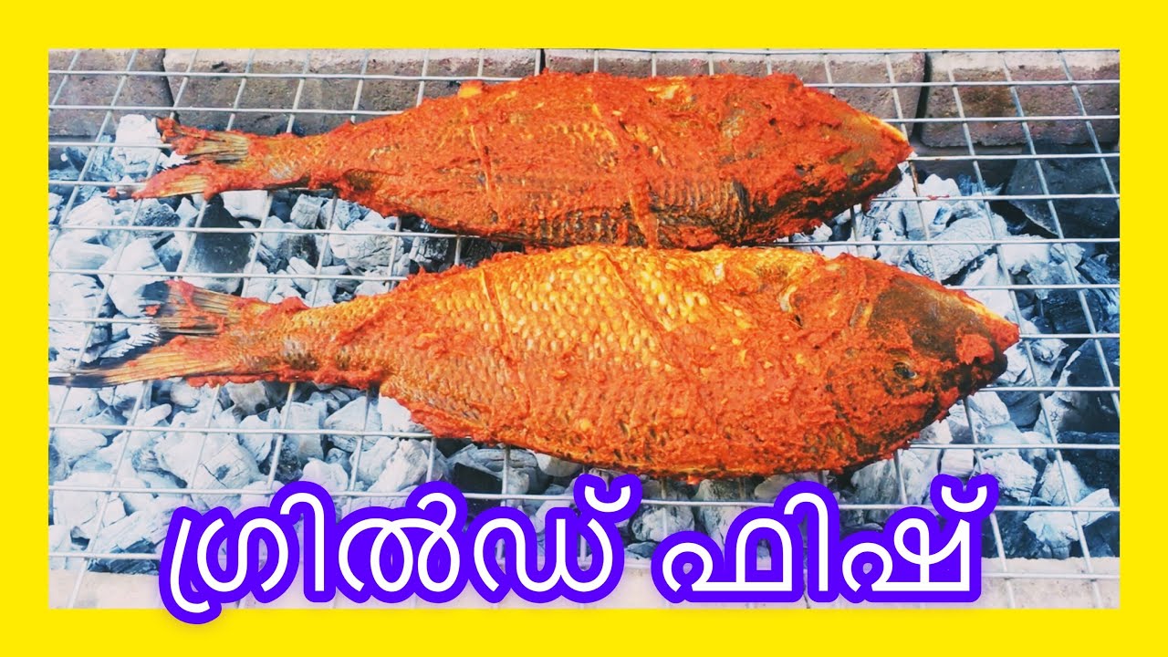 HOW TO MAKE GRILLED FISH / GRILLED FISH RECIPE IN MALAYALAM / GRILLED