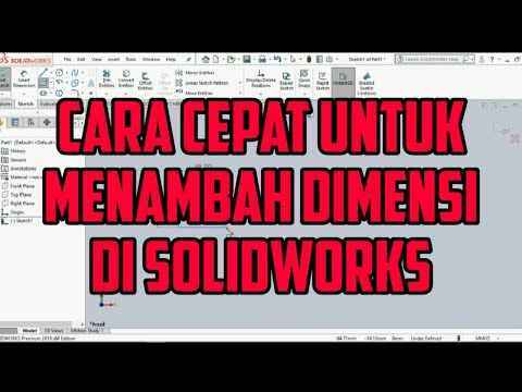 Video: Bagaimanakah cara saya memberikan imej dalam Solidworks?