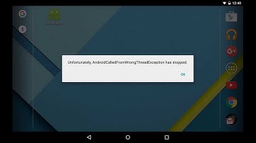 Prevent CalledFromWrongThreadException