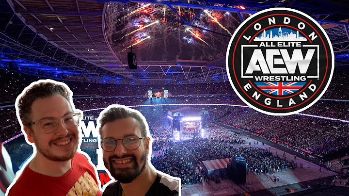 We went to AEW ALL IN LONDON WEMBLEY | This is what happened! | Vlog