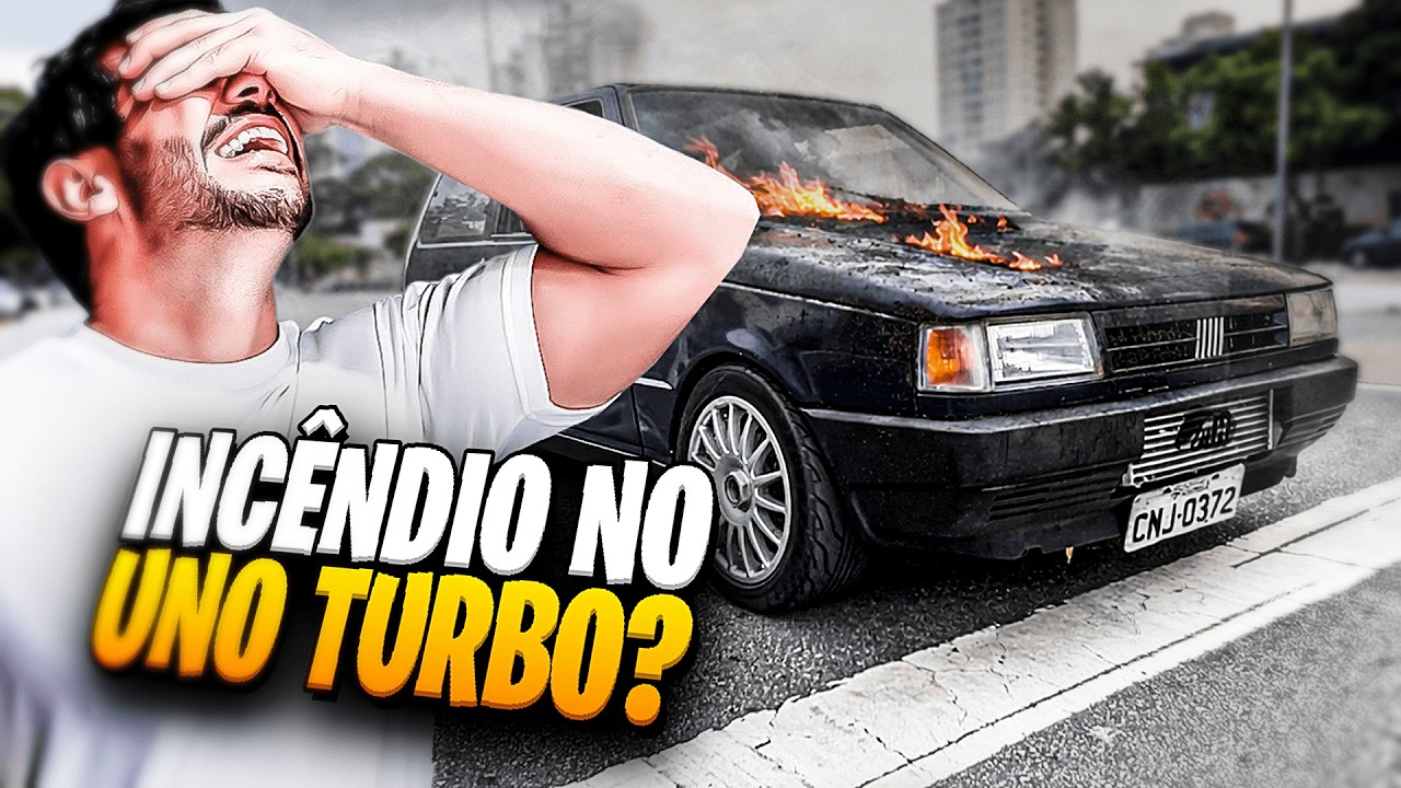 TROCA DE TURBINA + INCÊNDIO NO UNO TURBO? ⚠️🔥