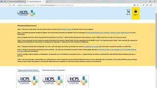 Online Enrollment System Tutorial 3 22 21 Spanish