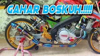 Cek shound Suara knalpot KOU MAHACHAI Bluemoon Vixion