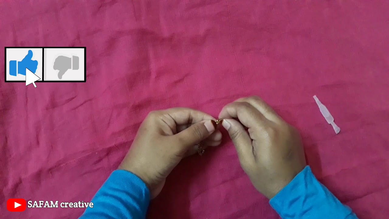 How to make jewellery|2 easy jewellery making tutorial|1 minute