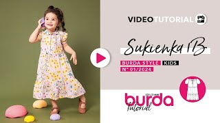 Sukienka #1B | Burda Kids 1/24