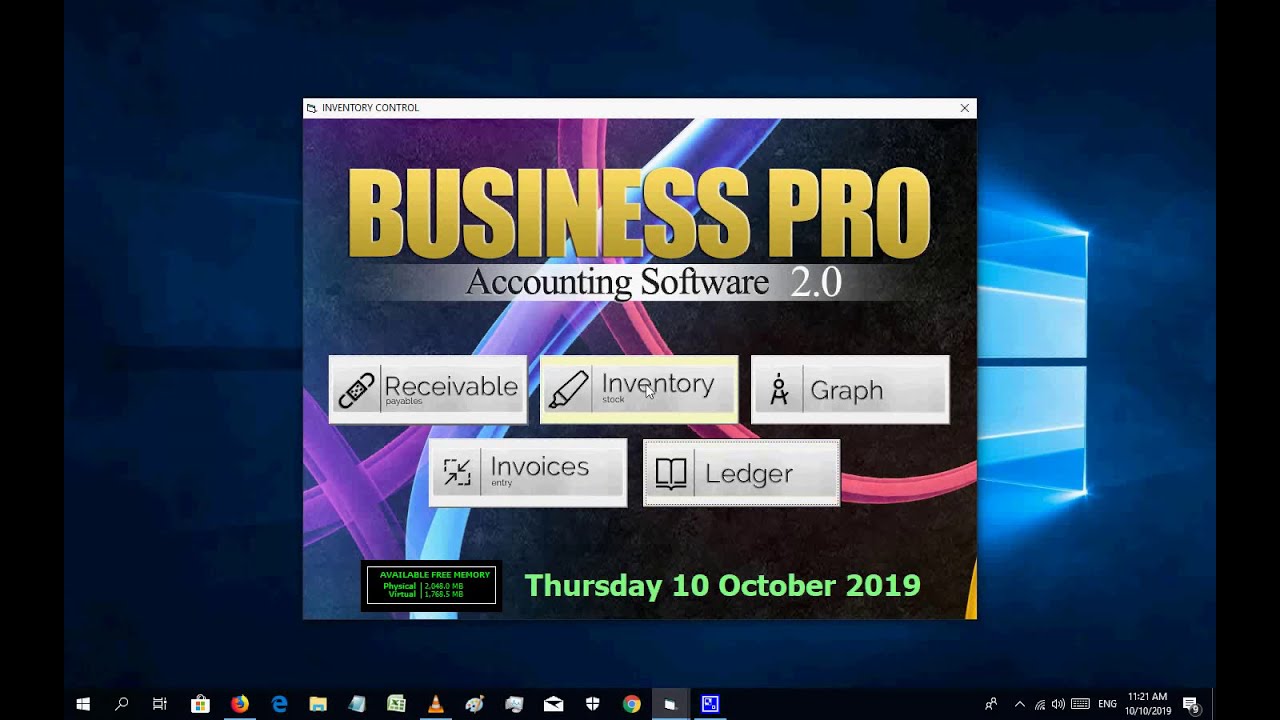 Free Billing software for all type business and Inventory Control
