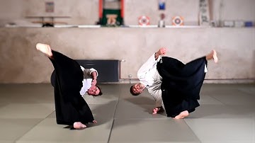 How to: Yoko ukemi (with partner practice) - 横受身 - Aikido Virtual Dojo