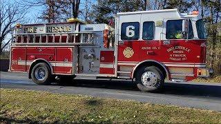 Biglerville Hose & Truck Company 1 Engine 6 responding to House fire
