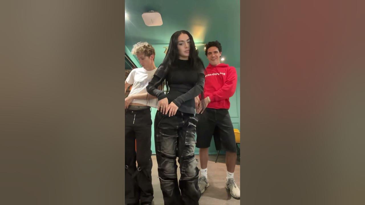 Brb, learning the entire choreography to 'Apple' because we're obsessed with it! 🍎​#charli #Apple