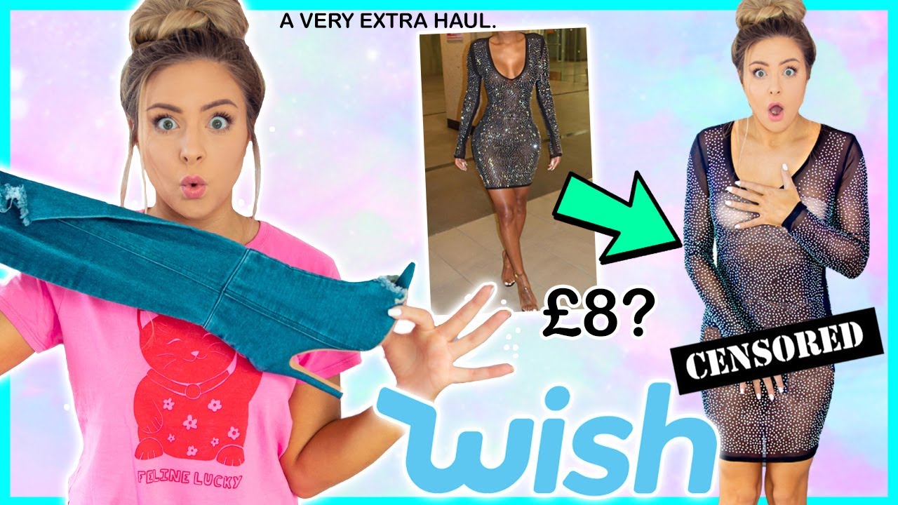 Trying On Very Extra Clothing From Wish Ebay and Shein ! Success Or ...