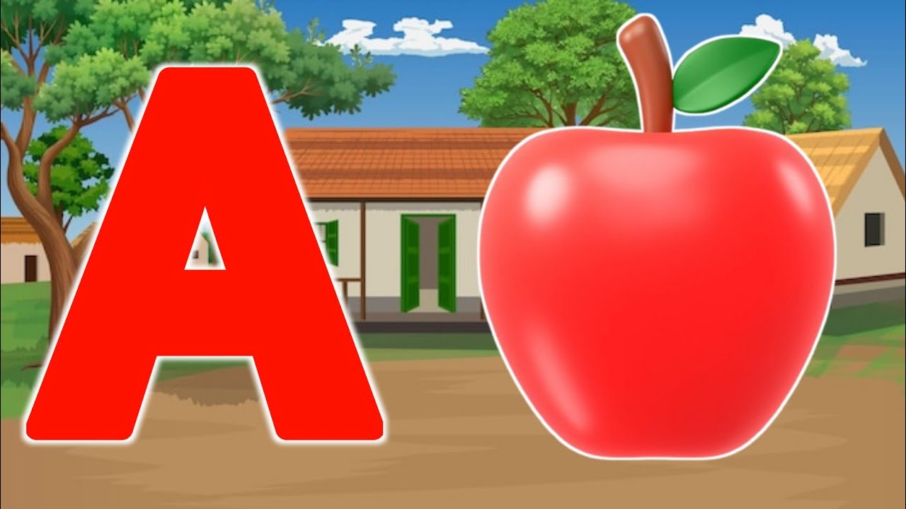 A for apple | ABC Phonics Song | A to Z Alphabet Sounds |क से कबूतर | Kids Learning
