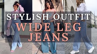 Stylish Wide Leg Jeans Outfit Ideas for Every Occasion | 2024 Fashion Trends