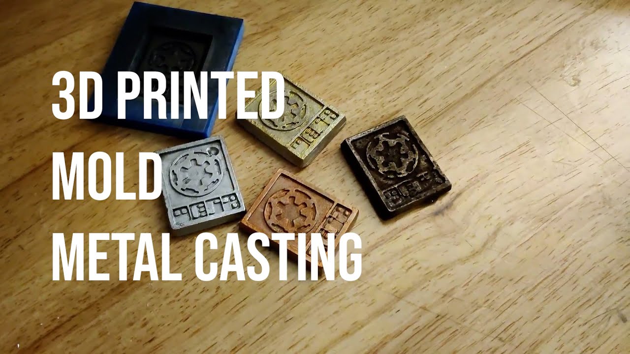 Your 3D printer can make metal parts (Rose's metal casting) - YouTube