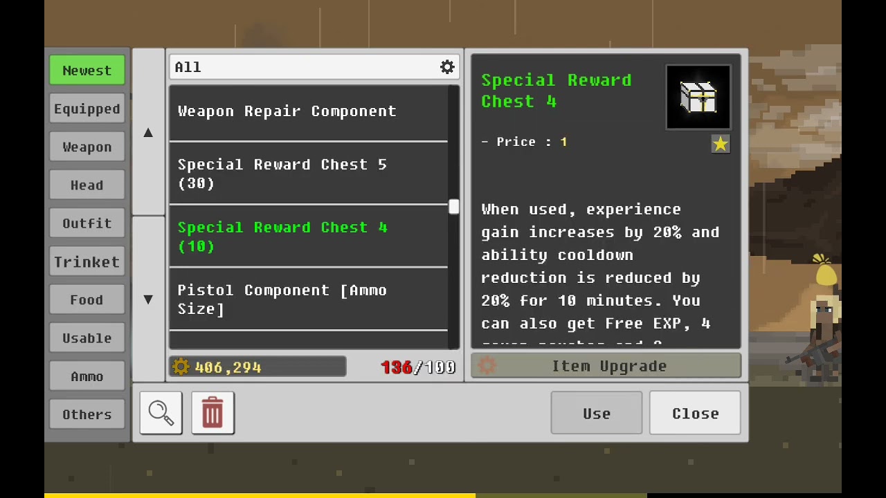 Gacha Special Reward Chest 1-5         | Wasteland Story Rpg