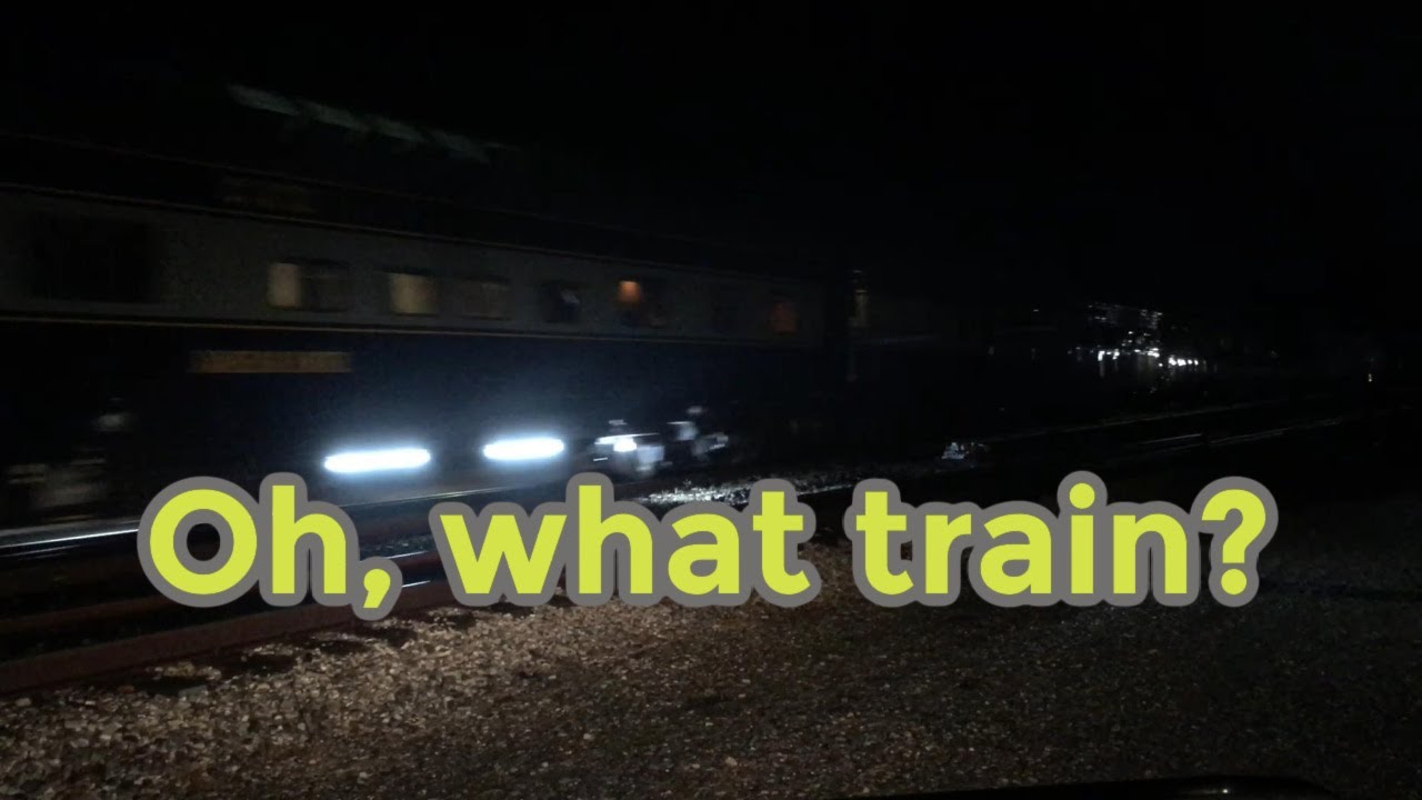 WARNING! Terrible video! Tried to night film the CSX Santa train ...