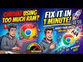 Chrome Using Too Much RAM? Fix It in 1 Minute! 🚀