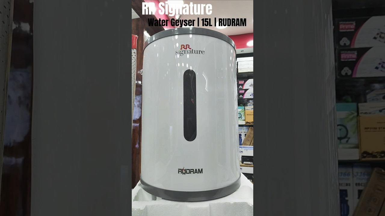 RR Signature 15L Water Geyser RUDRAM First Look # shrt 