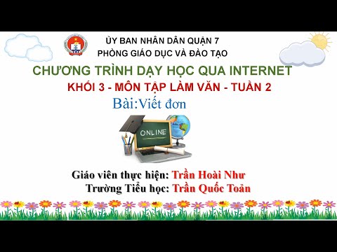 TLV: Viết đơn