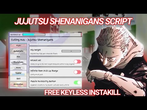 JUJUTSU SHENANIGANS KEYLESS SCRIPT | INSTAKILL, AUTO BLOCK, AUTO COUNTER, KILL ALL