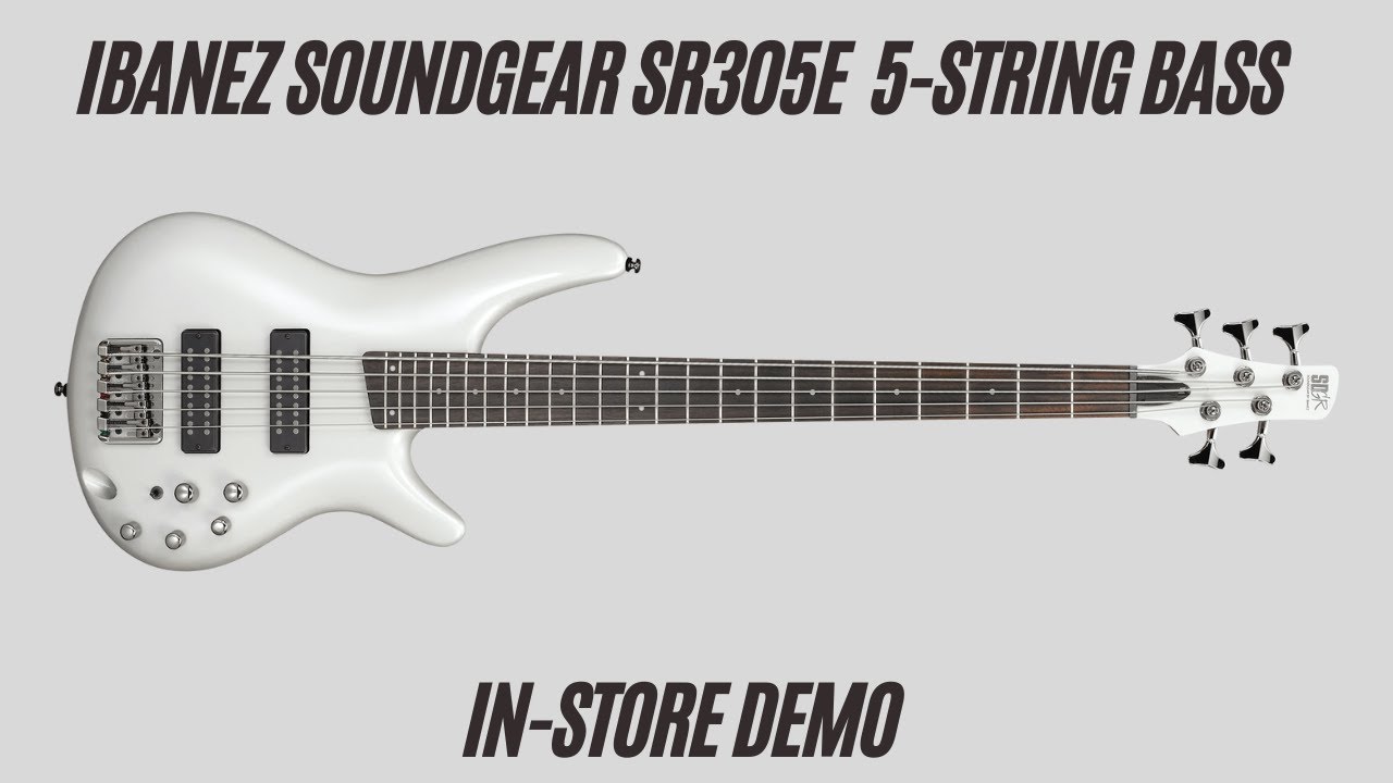 Ibanez Soundgear 5 String (SR305E) In-Store Demo at Sam Ash NYC