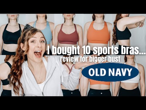 Light Support Strappy V-Neck Sports Bra for Women, Old Navy