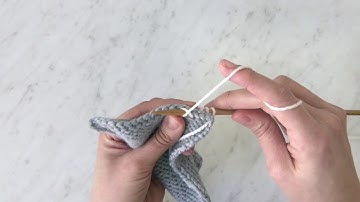 Picking up Stitches Purlwise Tutorial | Purl Soho